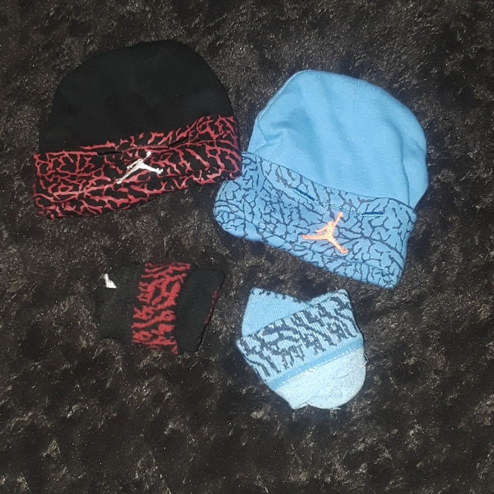 Infant hat and booties